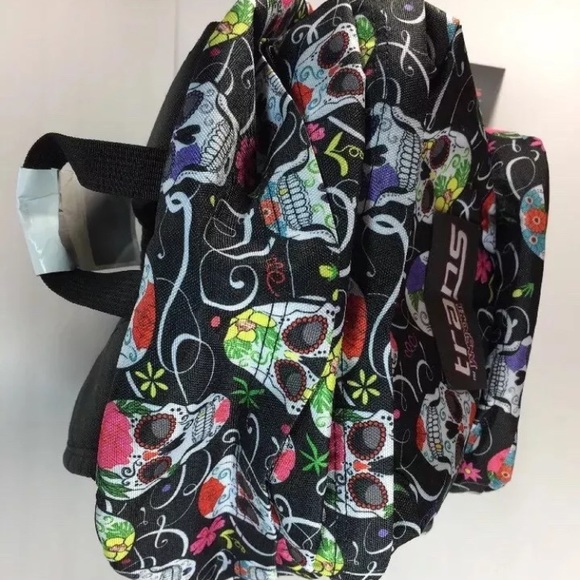 LAST ONE Jansport laptop backpack sugar skull - Picture 3 of 8